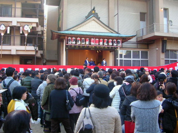 櫛田神社で節分大祭